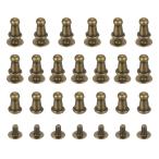 TIXIPEM 4mm мяч head stud заклепка винт задний [20 шт ] - metal раунд head кнопка ниппель заклепка сумка & ремень & ручная сумочка &re