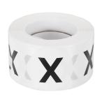 PATIKIL レターX在庫ラベル500個1.5イン