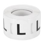 PATIKIL レターL在庫ラベル500個1.5イン