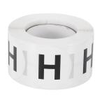 PATIKIL レターH在庫ラベル500個1.5イン