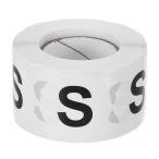 PATIKIL レターS在庫ラベル500個1.5イン