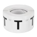 PATIKIL レターT在庫ラベル500個1.5イン