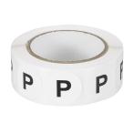 PATIKIL レターP在庫ラベル500個0.75イ�