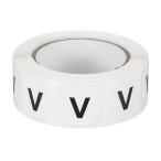 PATIKIL レターV在庫ラベル500個 0.75イ�