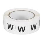 PATIKIL レターW在庫ラベル500個0.75イ�