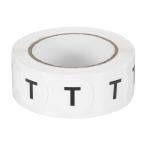 PATIKIL レターT在庫ラベル500個 0.75イ�