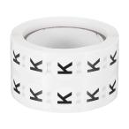 PATIKIL レターK在庫ラベル1000個 0.5イ�