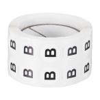 PATIKIL レターB在庫ラベル1000個0.5イ�