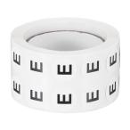 PATIKIL レターE在庫ラベル1000個0.5イ�