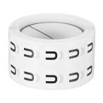 PATIKIL レターU在庫ラベル1000個0.5イ�