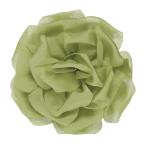 M METERXITY женский rose цветок брошь 4 -дюймовые ручная работа воротник булавка tei чай атлас ткань. большой pio колено волосы цветок зажим свадьба /