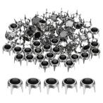M METERXITY 80 упаковка. стразы заклепки 5x6 mm медный раунд заклепка кристалл Claw бисер punk spa.k заклепки одежда / обувь / сумка /DI