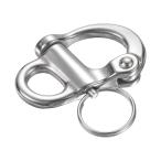 PATIKIL 2インチクイックリリースシャックル316ステンレススチール固定ベイルスナップシャックルボートセイルコネクターアウトドアキャンプ航海船産