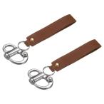 PATIKIL 2インチクイックリリースシャックル2個316ステンレススチール固定ベイルスナップシャックルボートセイルコネクターアウトドアキャンプ航海