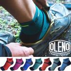OLENO(オレノ) アルティメット SHR メンズ・レディース 5本指ショート丈ランニングソックス 靴下 ソックス トレラン 登山 ウォーキング 男性 女性 マラソン
