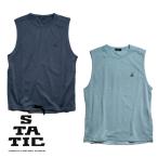 STATIC スタティック ADJUST SLEEVELESS SHIRTS アジャスト スリーブレス シャツ メンズ・レディース ドライ ノースリーブシャツ