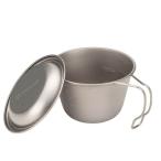 スノーピーク 深型チタンシェラカップ 蓋付き E-314 汁もの