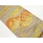 ys7184973; 宗sou 山並みに松葉・露芝模様織出し袋帯【着】