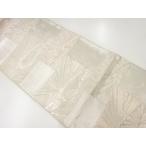 ys7235009; 宗sou 松葉模様織出し袋帯（材料）【アンティーク】【着】