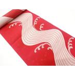 ys7597212; 宗sou 荒波模様織り出し　八寸帯地反物【アンティーク】【着】