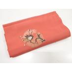 ys7597457; 宗sou 枝の実模様織り出し　お召着物洗い張り【アンティーク】【着】