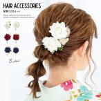 ショッピング髪飾り 髪飾り 成人式 ドライフラワー かすみ草 卒業式 振袖 袴 2点セット 薔薇 花 小さい 小ぶり ちょい足し 和洋兼用 和装