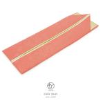 重ね襟 振袖 重ね衿 成人式 伊達襟 伊達衿 振袖 ピンク系 オールドローズ 金色 シンプル 桜 花 リバーシブル 両面 2way 正絹 和装小物