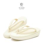 草履 女性 レディース 白 オフホワ�
