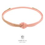 帯締めピンク紅梅色金糸カラフル正絹...