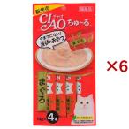 ショッピングちゅーる チャオ ちゅ〜る まぐろ ( 4本入×6セット(1本14g) )/ ちゅ〜る ( ちゅーる )