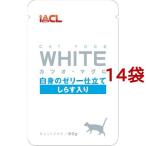 ホワイト カツオ・マグロ 白身のゼリー仕立て しらす入り ( 60g*14コセット )/ ホワイト(ペットフード) ( キャットフード )