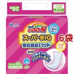 グーン(GOO.N) スーパーBIG 安心吸収パッド ( 26枚入*6コセット )/ グーン(GOO.N)