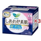 ロリエ しあわせ素肌 超スリム 特に多い夜用 羽つき350 ( 10コ入*3コセット )/ ロリエ ( 生理用品 )