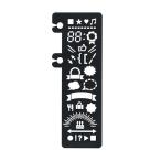 ロルバーン ポケット付メモ用 テンプレート ブラック 501021-105 ( 1個 )