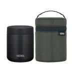 サーモス スープジャーセット JBR-401 ブラック ＆ RES-002 ダークグレー ( 1セット )/ サーモス(THERMOS)