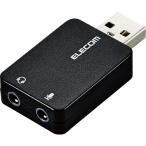 Yahoo! Yahoo!ショッピング(ヤフー ショッピング)エレコム オーディオ変換アダプタ USB-φ3.5mm 直挿し ブラック USB-AADC01BK （ 1個 ）/ エレコム（ELECOM）