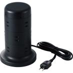 エレコム 延長コード タワー電源タップ 12個口 2m ブラック TT-U02-1220BK ( 1個 )/ エレコム(ELECOM)