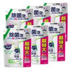 キュキュット 食器用洗剤 クリア泡スプレー レモン つめかえ用 超特大サイズ 梱販売用 ( 1120ml*6袋セット )/ キュキュット