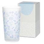 グラス hanahana タンブラー 360ml ブルー 食洗器対応 B-00112-601-BL ( 60個 )
