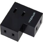 耐トラ付Lタップ 3個口 ブラック Y02FSU300BK ( 1コ入 )