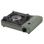 カセットコンロ IGC-S1-G オリーブグリーン ( 1台 ) ( 卓上コンロ ガス 防災 アウトドア 省エネ コンロ )