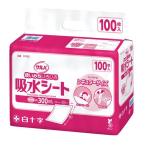 サルバ 吸水シート 32×44cm 300mL吸水 ( 100枚入 )/ 白十字