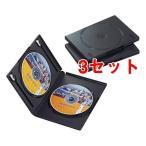 ���쥳�� DVD�ȡ��륱���� CCD-DVD04BK ( 3����*3�����å� )/ ���쥳��(ELECOM)