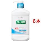 ガム(G・U・M) デンタルリンス 爽快タイプ ( 960ml*6本セット )/ ガム(G・U・M) ( マウスウォッシュ 液体歯磨き 歯周病予防 口臭ケア )