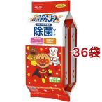 アンパンマン おでかけノンアルコール除菌シート A00202 ( 25枚*2個入*36袋セット )/ レック