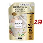 フレア フレグランス IROKA 柔軟剤 ネイキッドリリーの香り 詰め替え 超特大サイズ ( 1200ml*2袋セット )/ フレアフレグランスIROKA