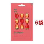 ホリカホリカ ピュアエッセンスマスク ストロベリー ( 20ml*6袋セット )/ HolikaHolika(ホリカホリカ)