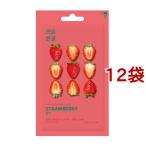 ホリカホリカ ピュアエッセンスマスク ストロベリー ( 20ml*12袋セット )/ HolikaHolika(ホリカホリカ)