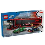  Lego (LEGO) City F1(R) RB20 & AMR24 гонки машина .F1(R) грузовик 60445 ( 1 шт )/ Lego (LEGO) ( игрушка игрушка подарок 8 лет 9 лет 10 лет )