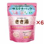 きき湯 クレイ重曹炭酸湯 湯けむりの香り ( 360g×6セット )/ きき湯